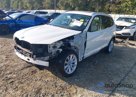 2017 BMW X3 xDrive28I z USA, uszkodzony, nr VIN 5UXWX9C31H0T21572